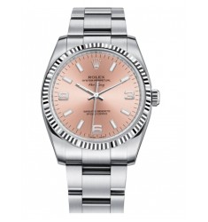 Rolex Air-King White Gold Fluted Bezel 114234