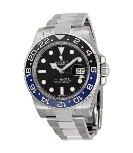 Replica Rolex GMT-Master II 116710BLNR-78200 Black and Blue Cerachrom Bezel 