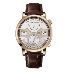 A. Lange & Sohne 143.050 Zeitwerk Decimal Strike Honey Gold/Silver Replica Watch