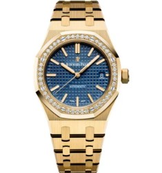 Audemars Piguet Royal Oak 15451 Selfwinding Yellow Gold Blue 15451BA.ZZ.1256BA.01 Replica Watch