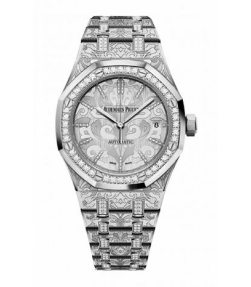 Audemars Piguet Royal Oak Selfwinding White Gold & Diamonds 15456BC.ZG.1251BC.01 fake watch