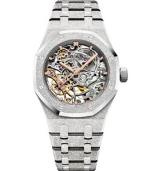 Audemars Piguet Royal Oak Double Balance Wheel Openworked Frosted White Gold 15466BC.GG.1259BC.01