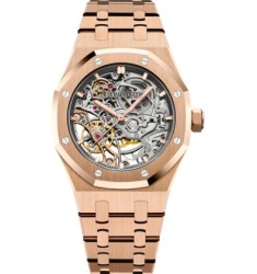 Audemars Piguet Royal Oak Double Balance Wheel Openworked Pink Gold 15467OR.OO.1256OR.01 Imitation