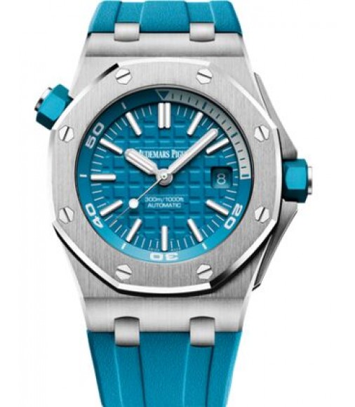 Audemars Piguet Royal Oak Offshore Diver Stainless Steel Turquoise 15710ST.OO.A032CA.01