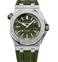 Audemars Piguet Royal Oak Offshore Diver Stainless Stee Khaki 15710ST.OO.A052CA.01