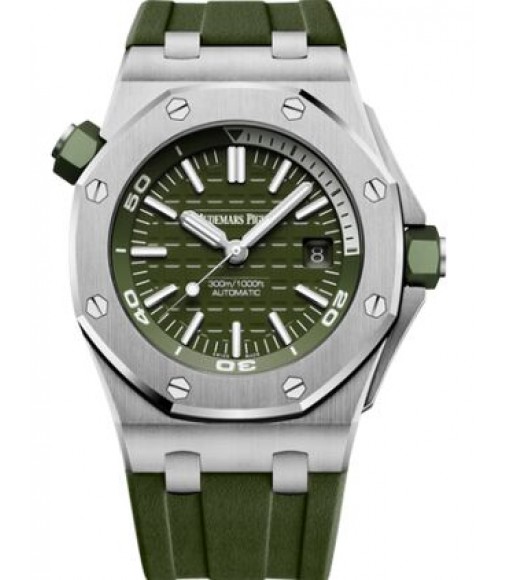 Audemars Piguet Royal Oak Offshore Diver Stainless Stee Khaki 15710ST.OO.A052CA.01