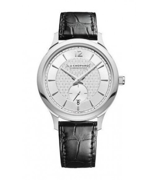 Chopard L.U.C XPS 1860 Officer 18K White Gold Mens 161242-1001 Imitation