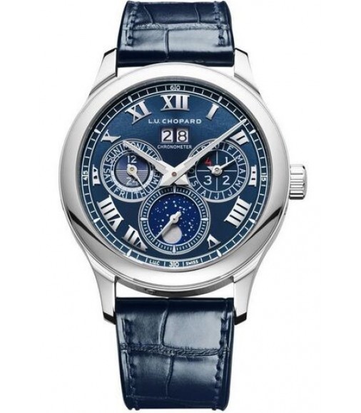 Chopard L.U.C Lunar One Platinum & 18K White Gold Unisex 161927-9001 fake watch