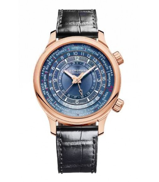 Chopard L.U.C Time Traveler One 18-Carat Rose Gold Limited Edition 161942-5003 Replica