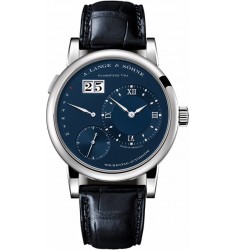 A. Lange & Sohne 191.028 Lange 1 White Gold/Blue fake watch