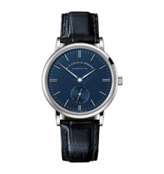 A. Lange & Sohne 219.028 Saxonia 35 White Gold/Blue fake watch