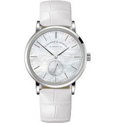 A. Lange & Sohne 219.047 Saxonia 35 White Gold/MOP fake watch