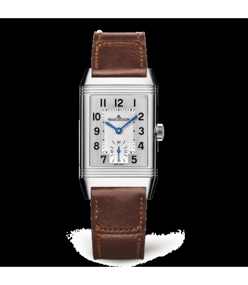 Jaeger-LeCoultre 2438522 Reverso Classic Medium Small Seconds Stainless Steel/Silver/Fagliano Replica Watch