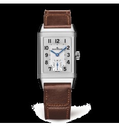 Jaeger-LeCoultre 2458422 Reverso Classic Medium Duoface Small Seconds Stainless Steel/Silver/Fagliano Imitation