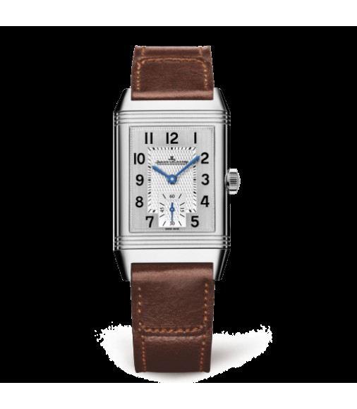 Jaeger-LeCoultre 2458422 Reverso Classic Medium Duoface Small Seconds Stainless Steel/Silver/Fagliano Imitation