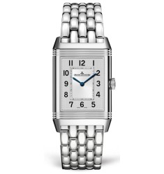 Jaeger-LeCoultre 2588120 Reverso Classic Medium Duetto Stainless Steel/Silver/Bracelet Replica Watch