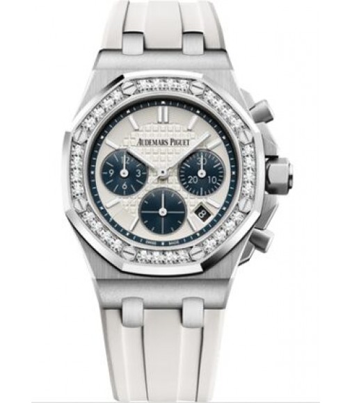 Audemars Piguet Royal Oak OffShore Lady Chronograph Stainless Steel Silver Diamond 26231ST.ZZ.D010CA.01