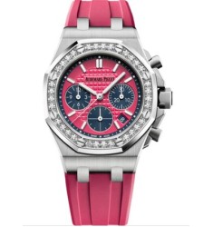 Audemars Piguet Royal Oak OffShore 26231 Lady Chronograph Stainless Steel Pink Diamond 26231ST.ZZ.D069CA.01 Replica Watch