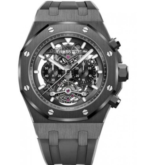 Audemars Piguet Royal Oak Tourbillon Chronograph Openworked Ceramic 26343CE.OO.D002CA.01