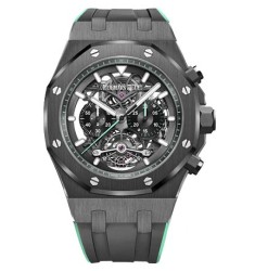 Audemars Piguet Royal Oak Tourbillon Chronograph Openworked Green 26343CE.OO.D002CA.03 Replica