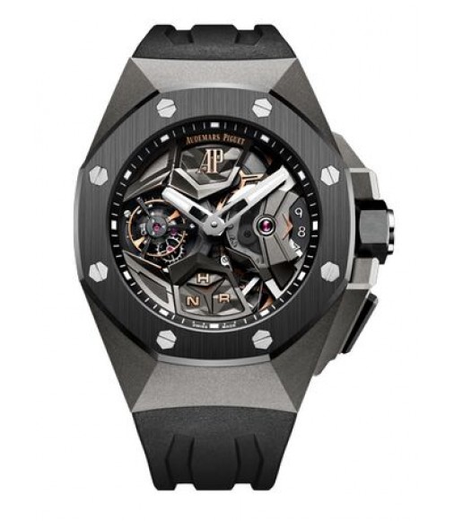 Audemars Piguet Royal Oak Concept Flying Tourbillon GMT Titanium 26589IO.OO.D002CA.01 Replica Watch