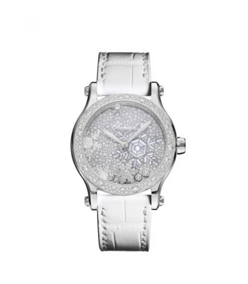 Chopard Happy Snowflakes 18K White Gold Diamonds Limited Edition 274891-1014 Replica Watch