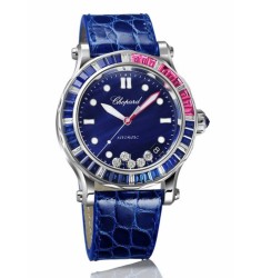 Chopard Happy Ocean Red Rose Calendar Ladies 274945-1002 fake watch