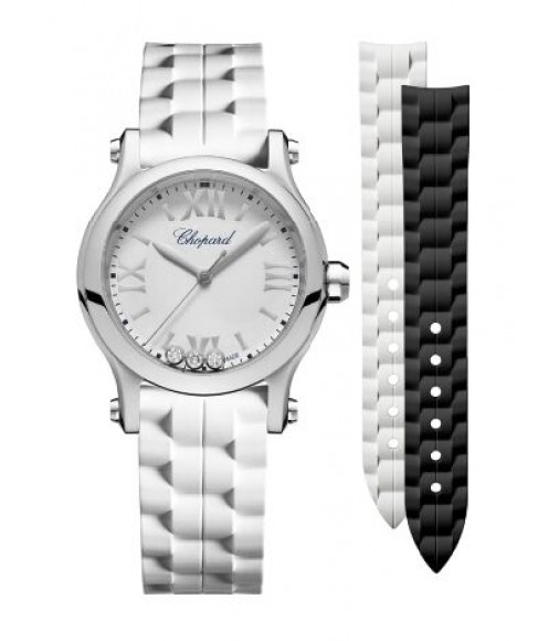 Chopard Happy Sport 30 MM Quartz Stainless Steel And Diamonds 278590-3001 Imitation