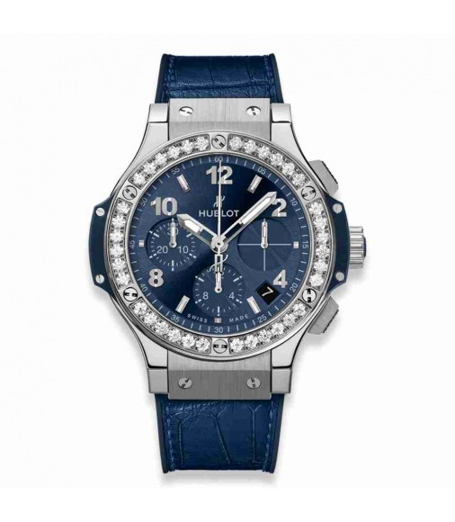 Hublot Big Bang Steel Blue Diamonds 41mm 341.SX.7170.LR.1204 fake watch
