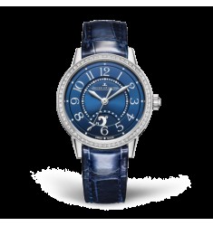 Jaeger-LeCoultre 3468480 Rendez-Vous Night & Day Small Stainless Steel/Diamond/Blue/Alligator Imitation