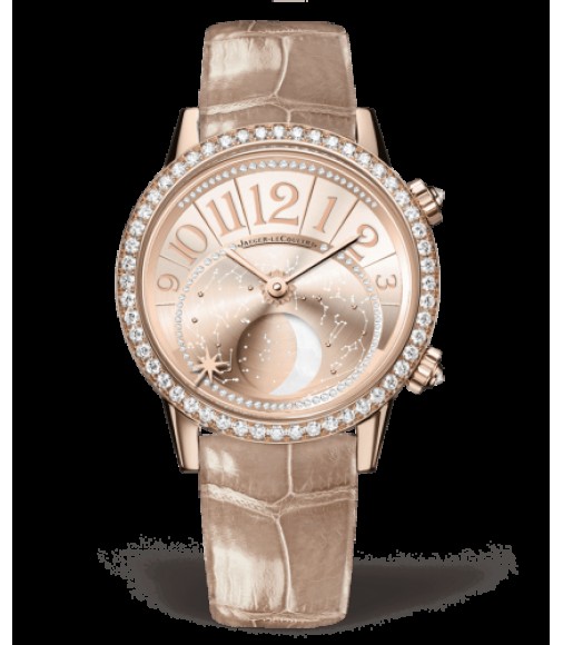 Jaeger-LeCoultre 3522420 Rendez-Vous Moon Medium Pink Gold/Diamond/Gilt fake watch