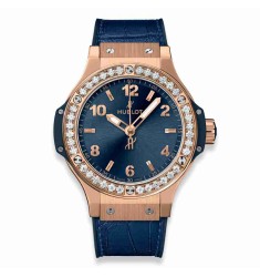 Hublot Big Bang Gold Blue Diamonds 38mm 361.PX.7180.LR.1204 Imitation