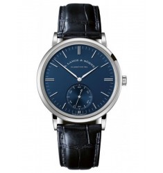 A. Lange & Sohne 380.028 Saxonia Automatik White Gold/Blue Replica Watch