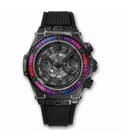 Hublot Big Bang Unico All Black Sapphire Galaxy 45mm 411.JB.4901.RT.4098 replica