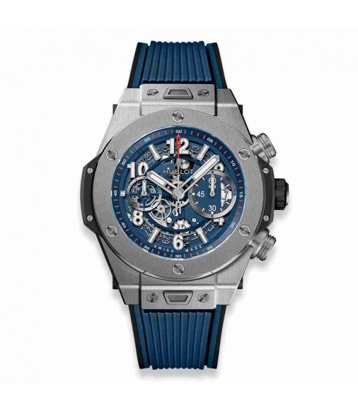 Hublot Big Bang Unico Titanium Blue 45mm 411.NX.5179.RX Replica Watch