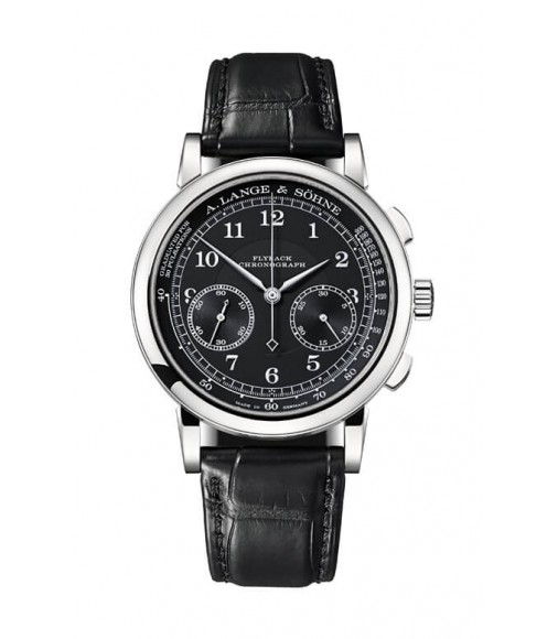 A. Lange & Sohne 414.028 1815 Chronograph White Gold/Black/Pulsometer fake watch