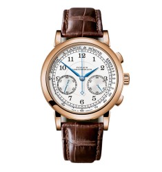 A. Lange & Sohne 414.032 1815 Chronograph Pink Gold/Black/Pulsometer Imitation