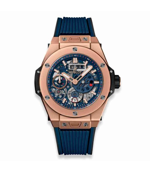 Hublot Big Bang MECA-10 King Gold Blue 45mm 414.OI.5123.RX fake watch