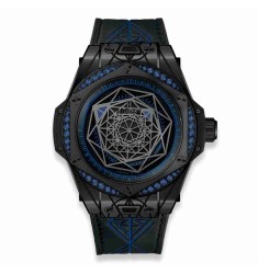 Hublot Big Bang One Click Sang Bleu All Black Blue 39mm 465.CS.1119.VR.1201.MXM18 Replica Watch