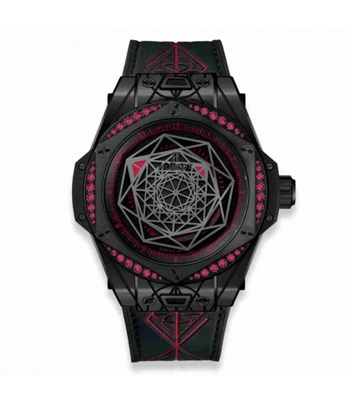 Hublot Big Bang One Click Sang Bleu All Black Red 39mm 465.CS.1119.VR.1202.MXM18 Replica Watch