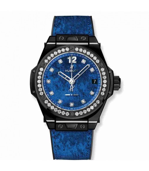 Hublot Big Bang One Click Italia Independent Blue Velvet 39mm 465.CS.277L.NR.1204.ITI17 Replica Watch