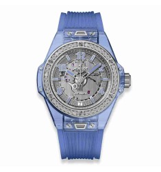 Hublot Big Bang One Click Blue Sapphire Diamonds 39mm 465.JL.4802.RT.1204 Replica Watch