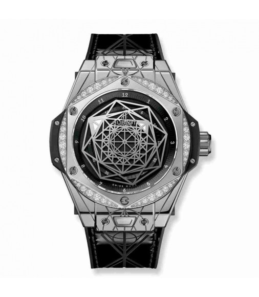 Hublot Big Bang Sang Bleu Steel Diamonds 39mm 465.SS.1117.VR.1204.MXM17 replica