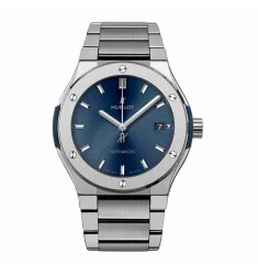 Hublot Classic Fusion Blue Titanium Bracelet 45mm 510.NX.7170.NX replica