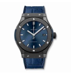 Hublot Classic Fusion Ceramic Blue 45mm 511.CM.7170.LR Replica Watch