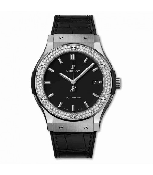 Hublot Titanium Diamonds 45mm Classic Fusion automatices 511.NX.1171.LR.1104 Replica