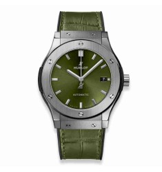 Hublot Classic Fusion Green Titanium 45mm 511.NX.8970.LR fake watch