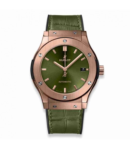 Hublot Classic Fusion Green King Gold 45mm 511.OX.8980.LR replica