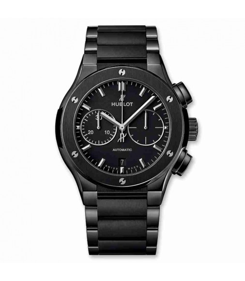 Hublot Classic Fusion Chronograph Black Magic Bracelet 45mm 520.CM.1170.CM Replica