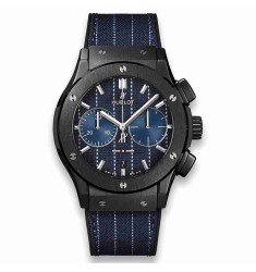 Replica Hublot Classic Fusion Chronograph Italia Independent Pinstripe Ceramic 45mm 521.CM.2707.NR.ITI18